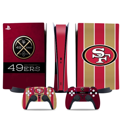 San Francisco 49ers decal skin for PS5 Digital Console and.. San Francisco 49ers decal skin for PS5 Digital Console and..