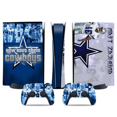 Dallas Cowboys decal skin for PS5 Digital Console and two .. Dallas Cowboys decal skin for PS5 Digital Console and two ..