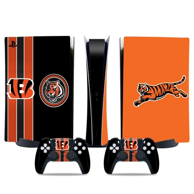 Cincinnati Bengals decal skin for PS5 Digital Console and .. Cincinnati Bengals decal skin for PS5 Digital Console and ..