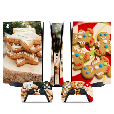 Merry Christmas decal skin for PS5 Digital Console and two.. Merry Christmas decal skin for PS5 Digital Console and two..