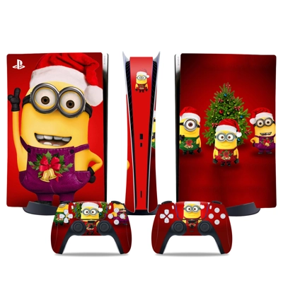 Minions decal skin for PS5 Digital Console and two Control.. Minions decal skin for PS5 Digital Console and two Control..