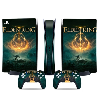 Elden Ring decal skin for PS5 Digital Console and two Cont.. Elden Ring decal skin for PS5 Digital Console and two Cont..