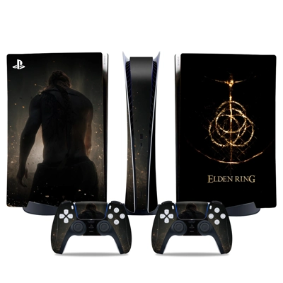 Elden Ring decal skin for PS5 Digital Console and two Cont.. Elden Ring decal skin for PS5 Digital Console and two Cont..