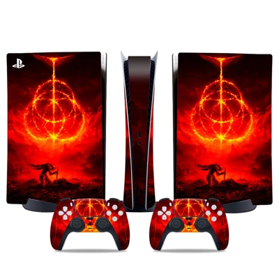 Elden Ring decal skin for PS5 Digital Console and two Cont.. Elden Ring decal skin for PS5 Digital Console and two Cont..
