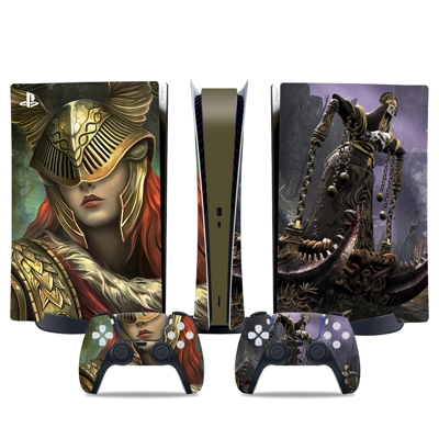 Elden Ring decal skin for PS5 Digital Console and two Cont.. Elden Ring decal skin for PS5 Digital Console and two Cont..