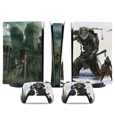 Elden Ring decal skin for PS5 Digital Console and two Cont.. Elden Ring decal skin for PS5 Digital Console and two Cont..