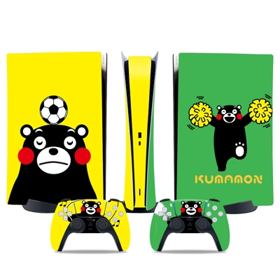 Kumamon decal skin for PS5 Digital Console and two Control.. Kumamon decal skin for PS5 Digital Console and two Control..