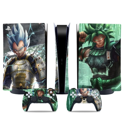 Dragon Ball decal skin for PS5 Digital Console and two Con.. Dragon Ball decal skin for PS5 Digital Console and two Con..