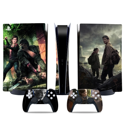 The Last of us decal skin for PS5 Digital Console and two .. The Last of us decal skin for PS5 Digital Console and two ..