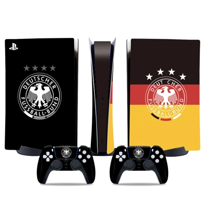 German Football Association decal skin for PS5 Digital Console and two Controllers