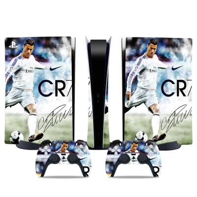 Cristiano Ronaldo decal skin for PS5 Digital Console and t.. Cristiano Ronaldo decal skin for PS5 Digital Console and t..
