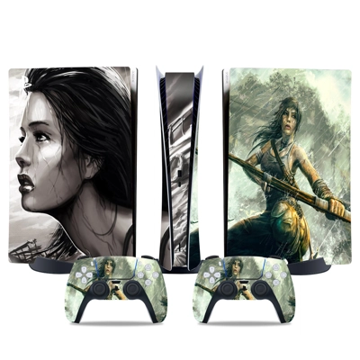 The Last of us decal skin for PS5 Digital Console and two .. The Last of us decal skin for PS5 Digital Console and two ..