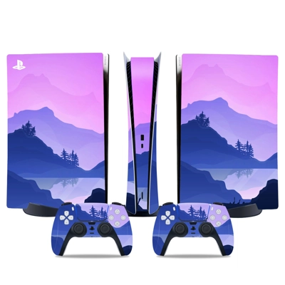 Mountains decal skin for PS5 Digital Console and two Contr.. Mountains decal skin for PS5 Digital Console and two Contr..