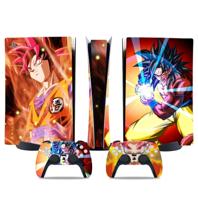 Dragon Ball decal skin for PS5 Digital Console and two Con.. Dragon Ball decal skin for PS5 Digital Console and two Con..