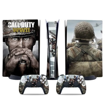 Call of Duty decal skin for PS5 Digital Console and two Co.. Call of Duty decal skin for PS5 Digital Console and two Co..