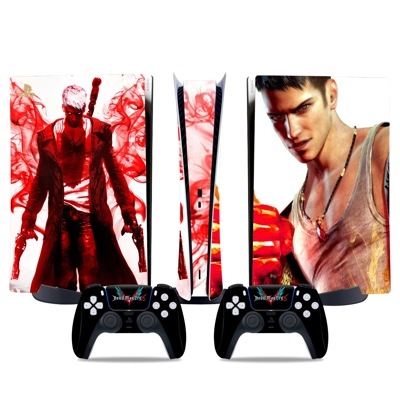 Devil May Cry 5 decal skin for PS5 Digital Console and two.. Devil May Cry 5 decal skin for PS5 Digital Console and two..