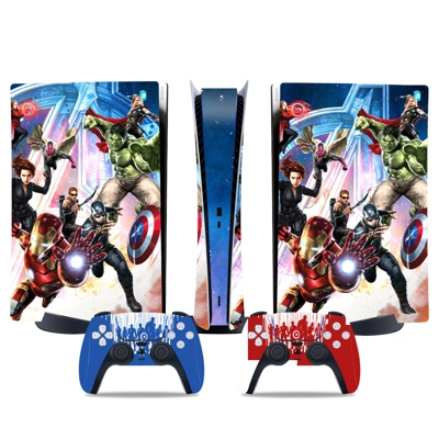 Avengers decal skin for PS5 Digital Console and two Contro.. Avengers decal skin for PS5 Digital Console and two Contro..