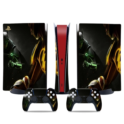 Batman decal skin for PS5 Digital Console and two Controllers