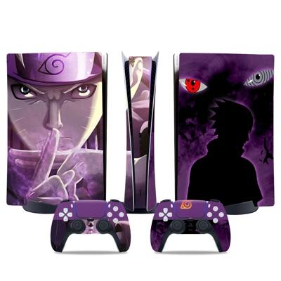 Naruto decal skin for PS5 Digital Console and two Controll.. Naruto decal skin for PS5 Digital Console and two Controll..