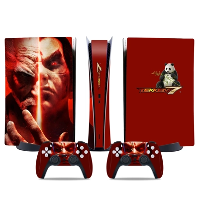 Tekken 7 decal skin for PS5 Digital Console and two Contro.. Tekken 7 decal skin for PS5 Digital Console and two Contro..