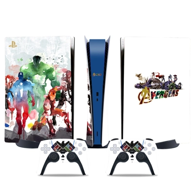 Avengers decal skin for PS5 Digital Console and two Contro.. Avengers decal skin for PS5 Digital Console and two Contro..