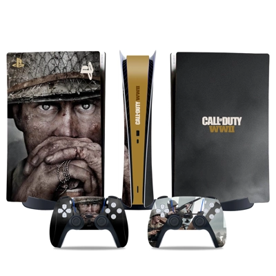 Call of Duty decal skin for PS5 Digital Console and two Co.. Call of Duty decal skin for PS5 Digital Console and two Co..