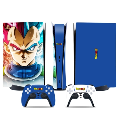 Dragon Ball decal skin for PS5 Digital Console and two Con.. Dragon Ball decal skin for PS5 Digital Console and two Con..