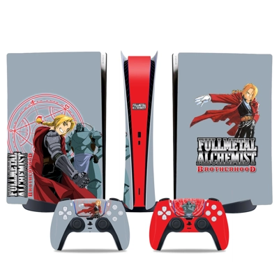 Fullmetal Alchemist decal skin for PS5 Digital Console and.. Fullmetal Alchemist decal skin for PS5 Digital Console and..