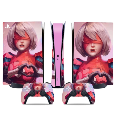 Nier Automata decal skin for PS5 Digital Console and two C.. Nier Automata decal skin for PS5 Digital Console and two C..