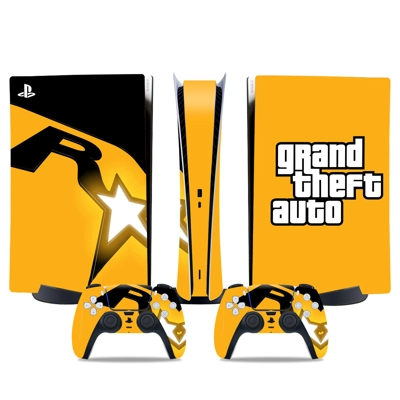 Grand Theft Auto decal skin for PS5 Digital Console and tw.. Grand Theft Auto decal skin for PS5 Digital Console and tw..