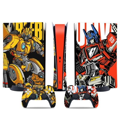 Optimus Prime decal skin for PS5 Digital Console and two C.. Optimus Prime decal skin for PS5 Digital Console and two C..