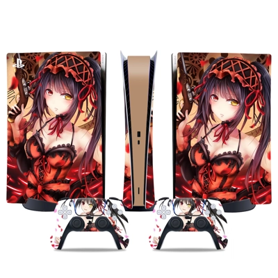 Kurumi Tokisaki decal skin for PS5 Digital Console and two.. Kurumi Tokisaki decal skin for PS5 Digital Console and two..