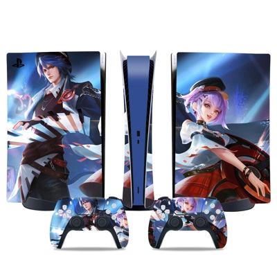 Honor of Kings decal skin for PS5 Digital Console and two .. Honor of Kings decal skin for PS5 Digital Console and two ..
