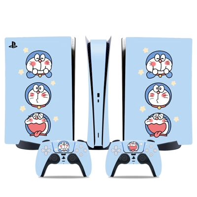 Doraemon decal skin for PS5 Digital Console and two Contro.. Doraemon decal skin for PS5 Digital Console and two Contro..