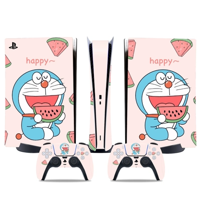 Doraemon decal skin for PS5 Digital Console and two Contro.. Doraemon decal skin for PS5 Digital Console and two Contro..