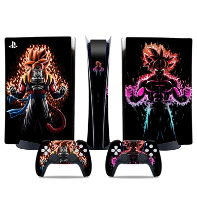 Dragon Ball Goku decal skin for PS5 Digital Console and tw.. Dragon Ball Goku decal skin for PS5 Digital Console and tw..