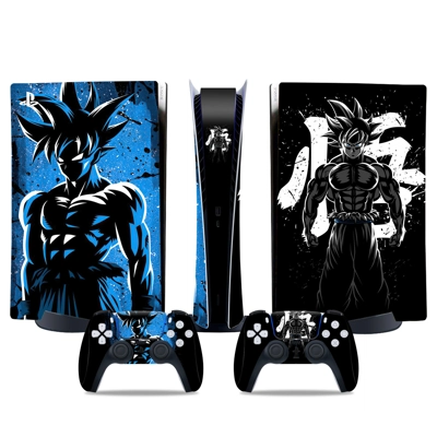 Dragon Ball Goku decal skin for PS5 Digital Console and tw.. Dragon Ball Goku decal skin for PS5 Digital Console and tw..