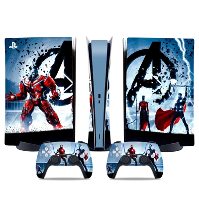 Avengers decal skin for PS5 Digital Console and two Contro.. Avengers decal skin for PS5 Digital Console and two Contro..