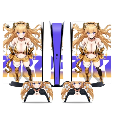 Anime decal skin for PS5 Digital Console and two Controllers Anime decal skin for PS5 Digital Console and two Controllers