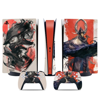 Bloodborne decal skin for PS5 Digital Console and two Cont.. Bloodborne decal skin for PS5 Digital Console and two Cont..