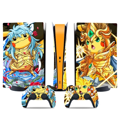 Anime decal skin for PS5 Digital Console and two Controllers Anime decal skin for PS5 Digital Console and two Controllers