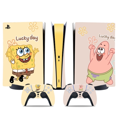 SpongeBob SquarePants decal skin for PS5 Digital Console a.. SpongeBob SquarePants decal skin for PS5 Digital Console a..