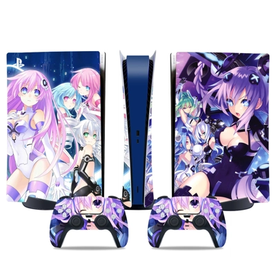 Hyperdimension Neptunia decal skin for PS5 Digital Console.. Hyperdimension Neptunia decal skin for PS5 Digital Console..