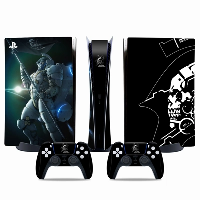 Death Stranding decal skin for PS5 Digital Console and two.. Death Stranding decal skin for PS5 Digital Console and two..