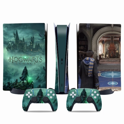 Hogwarts Legacy decal skin for PS5 Digital Console and two.. Hogwarts Legacy decal skin for PS5 Digital Console and two..