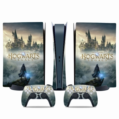 Hogwarts Legacy decal skin for PS5 Digital Console and two.. Hogwarts Legacy decal skin for PS5 Digital Console and two..