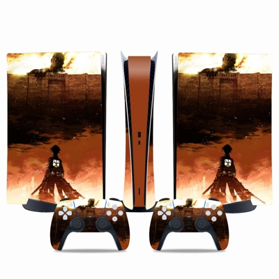 Attack on Titan decal skin for PS5 Digital Console and two.. Attack on Titan decal skin for PS5 Digital Console and two..