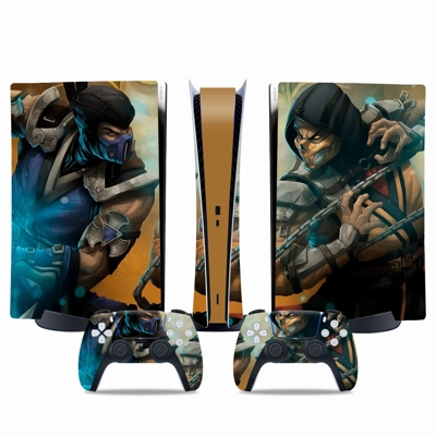 Mortal Kombat decal skin for PS5 Digital Console and two C.. Mortal Kombat decal skin for PS5 Digital Console and two C..