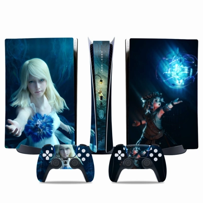 Final Fantasy 15 decal skin for PS5 Digital Console and tw.. Final Fantasy 15 decal skin for PS5 Digital Console and tw..