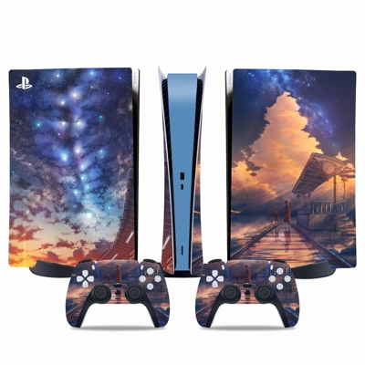 Fantasy Artwork decal skin for PS5 Digital Console and two.. Fantasy Artwork decal skin for PS5 Digital Console and two..